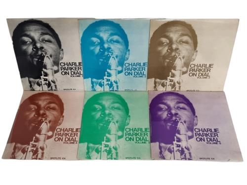 Charlie Parker On Dial Volumes 1 - 6 UK vinyl LP album (LP
